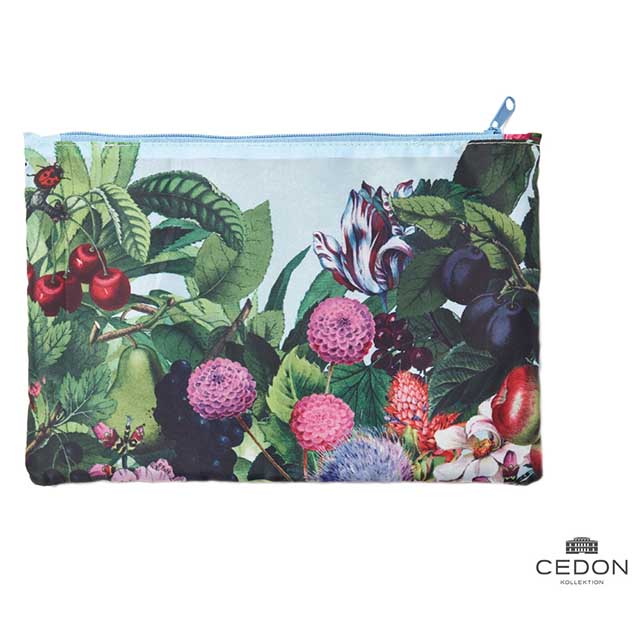 防潑水可當盥洗包或裝電腦用品有襯裡不透明隱私不曝光設計師精心設計高雅圖案