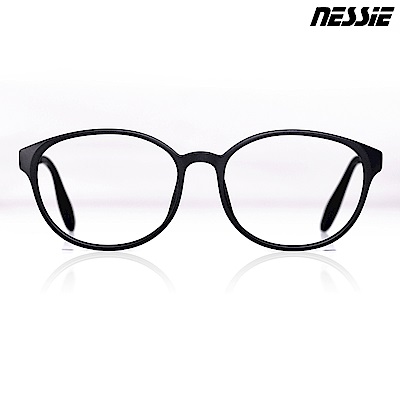 【Nessie尼斯眼鏡】抗藍光眼鏡-復古系列-PC1801(黑)