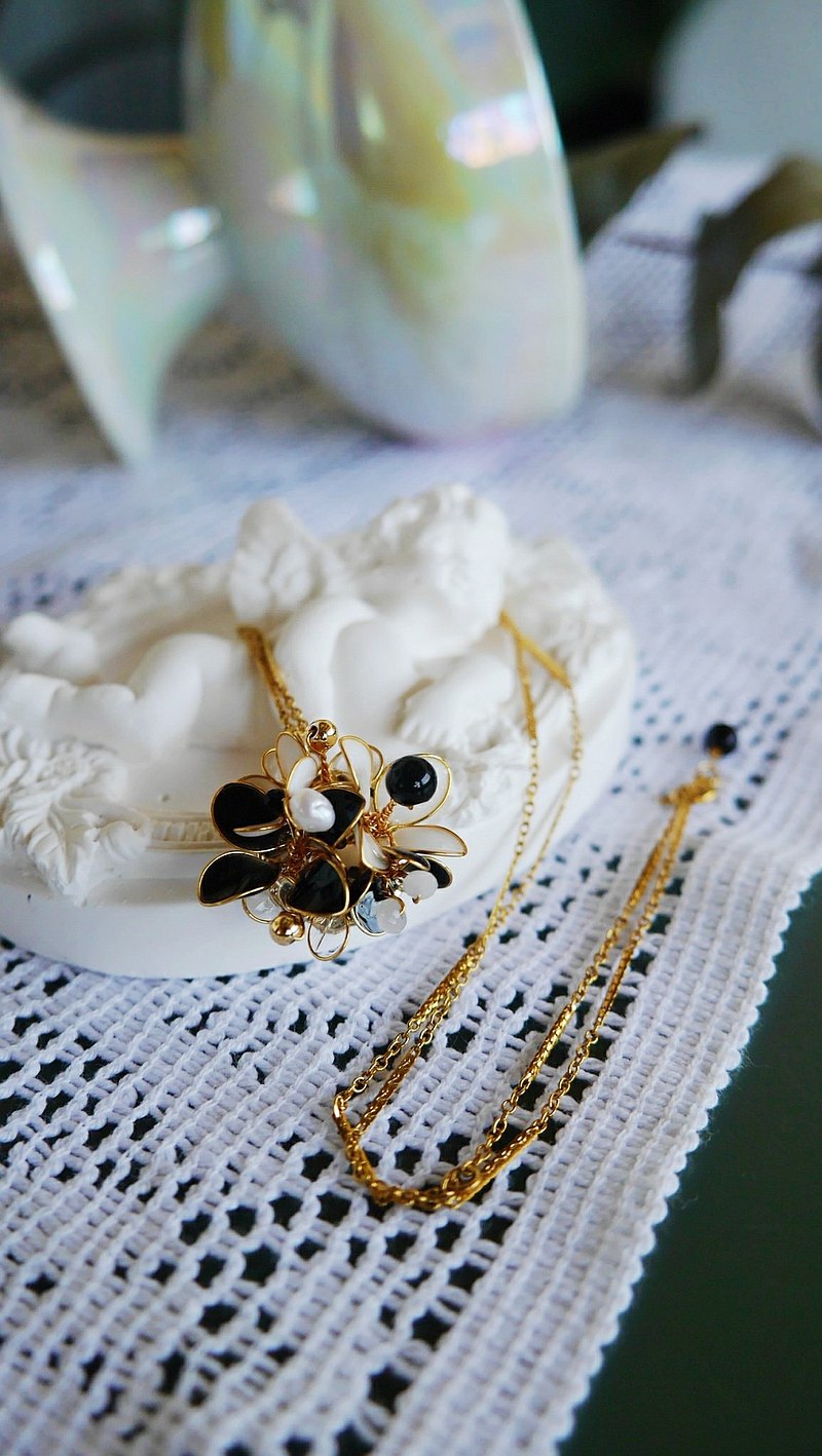 項鏈 lovely thalia 蜜糖塔利亞之戀-黑加侖 樹脂項鍊