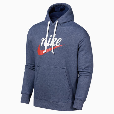 品牌: NIKE型號: BV2934-410品名: NSW Heritage Hoodie特點: 休閒 連帽上衣 大LOGO 寬鬆 藍白