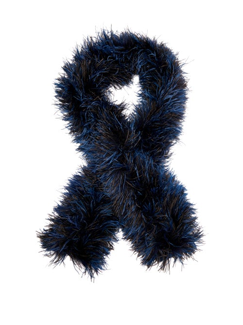 Loewe - Loewe's navy boa captures Jonathan Anderson's aristocratic aesthetic for AW19. It's crafted 