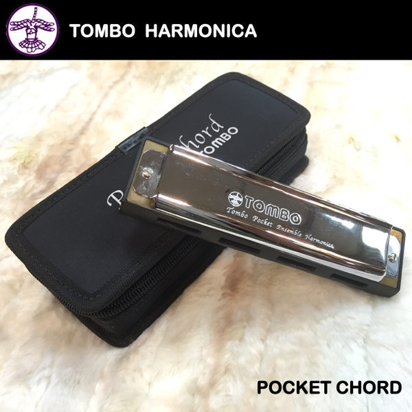 【非凡樂器】『TOMBO』蜻蜓牌TOMBO Pocket Chord和弦口琴/隨身合奏口袋和絃口琴、日本製造