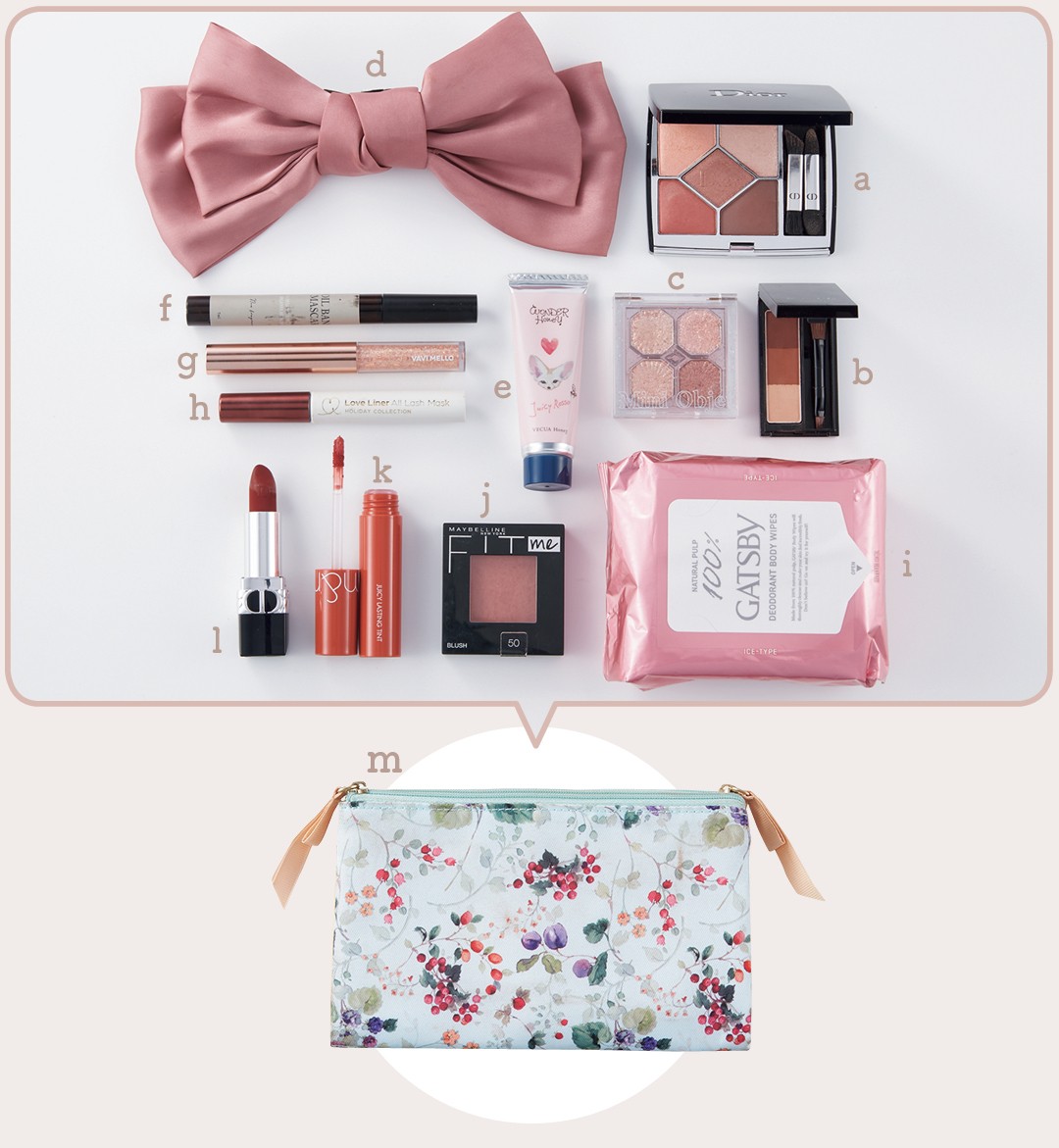 大学生のリアルポーチの中身 球場売り子の鉄壁コスメ 汗をかいても安心ラインナップ Non No