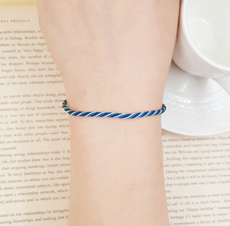 編織手鍊 三色 事業 正財 偏財 手鍊 手繩 衝浪繩 男生 女生