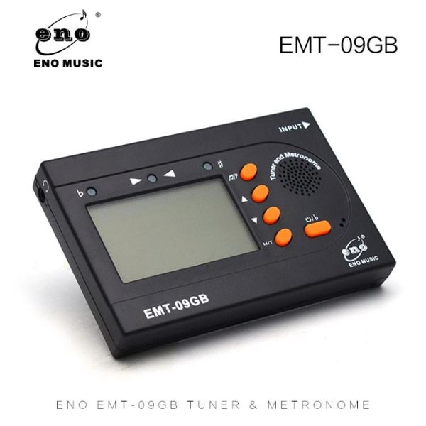 ENO/伊諾三合一調音校音器EMT-09GB吉他貝斯小提琴調音節拍定音器