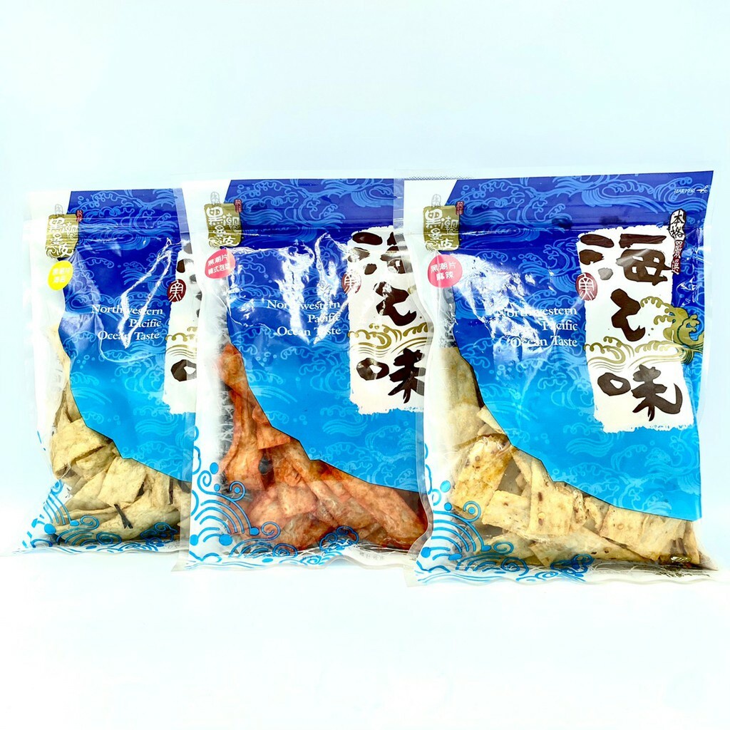 七星柴魚博物館 海之味 黑潮片(原味海苔/韓式泡菜/麻辣) 100G 花蓮產地直送 名產 現貨