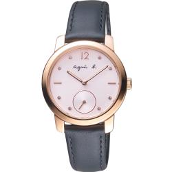 agnes b.watch 30週年限量套組女錶(BN4013X1)34mm / VD78-KBV0Z