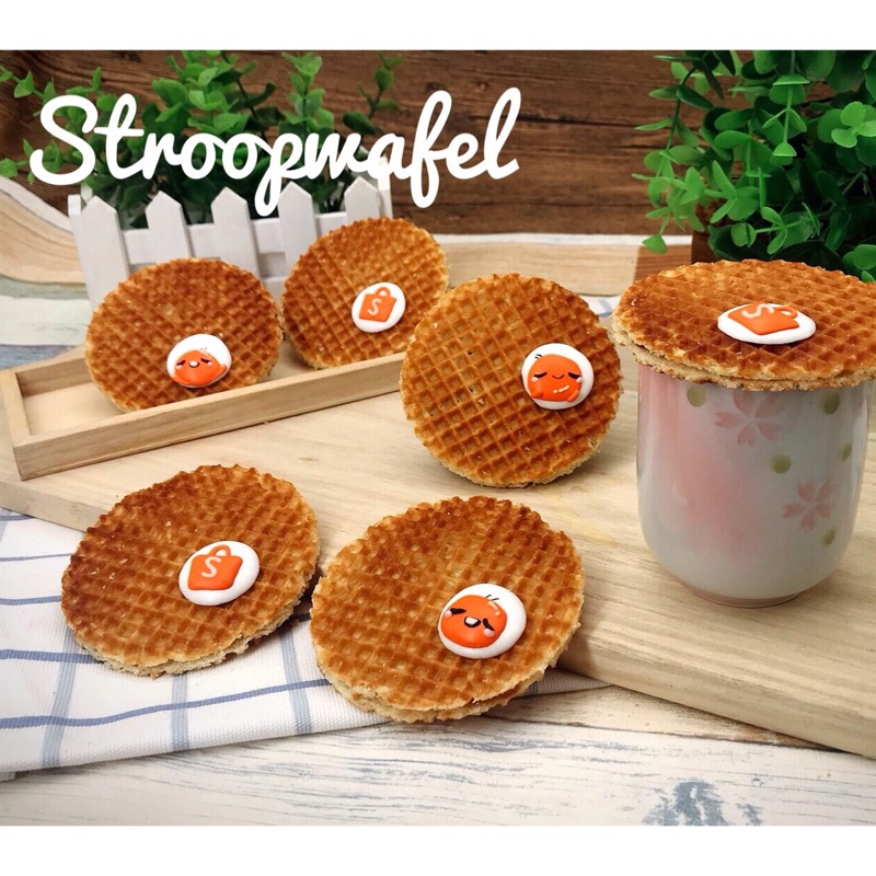 客製LOGO荷蘭焦糖華夫餅