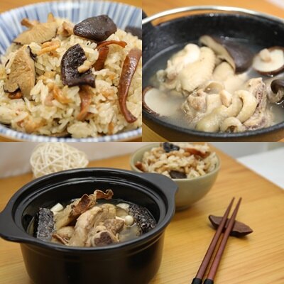 團購首選 辦公室小資女最愛【古早味-麻油雞4份／香菇雞湯4份／油飯4份免運組合價1599】加熱即食 調理包