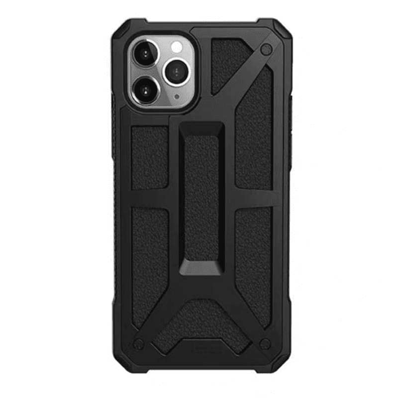 UAG頂級版耐衝擊保護殼，五層防護構造，360度無死角保護，面面俱到，抗震防摔且耐磨，通過美國軍規等級防摔測試，品質保證！內部採用蜂窩槽設計，散熱性佳，表面齒輪裝甲設計，增加摩擦力，握感舒適不易滑落。