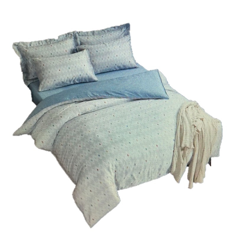 商品敍述100% TENCEL 300 織表布，絲柔滑順 觸感細緻。天然纖維，自然環保，減少細菌生長不含化學藥劑，透氣乾爽保持舒適睡眠環境。網站顯示照片會趨近真實商品，但照片顏色可能會因拍照光線誤差或