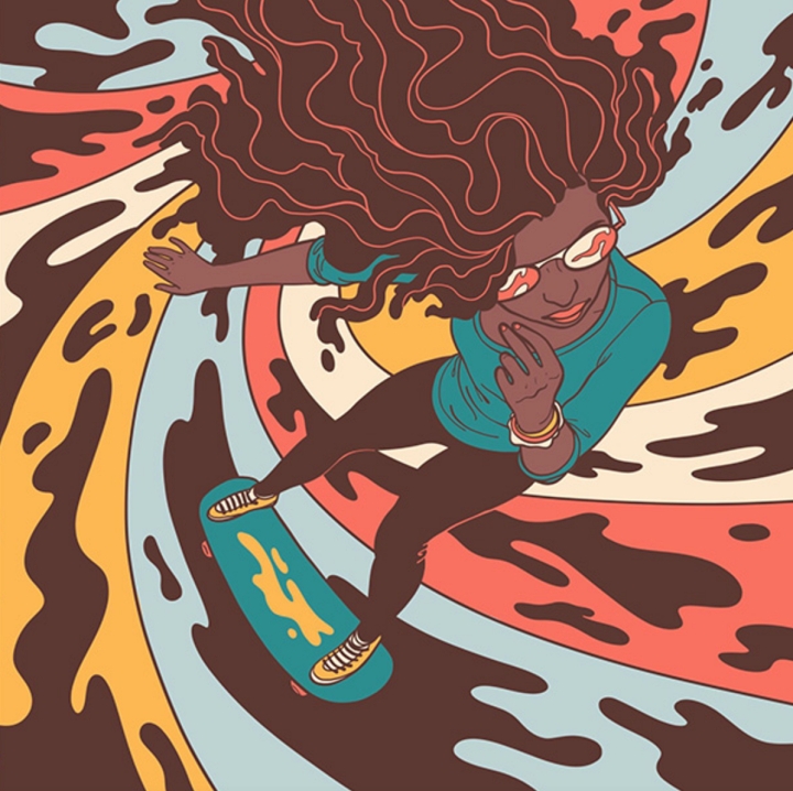 繪畫範例：向量筆刷