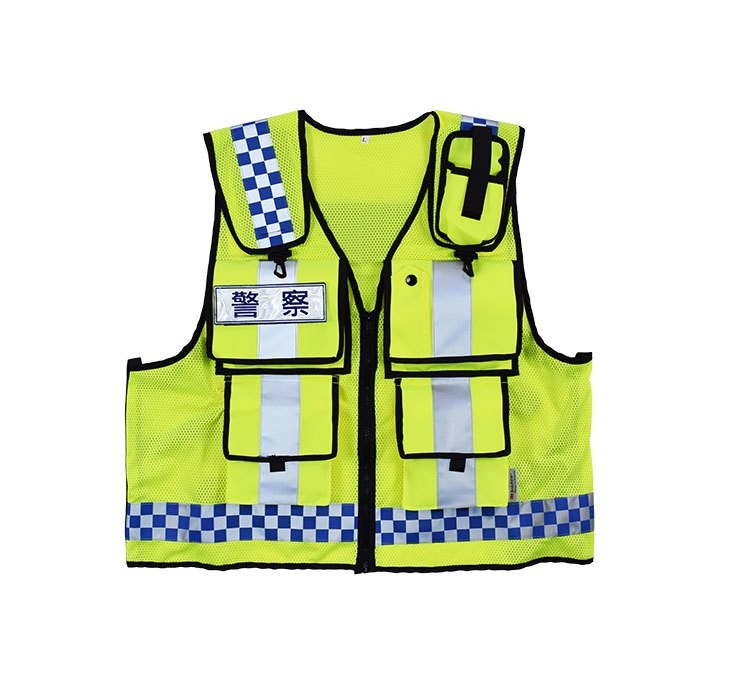 最新款英式透氣網狀警用反光背心 警察背心 POLICE 酒駕交管 新款警察背心