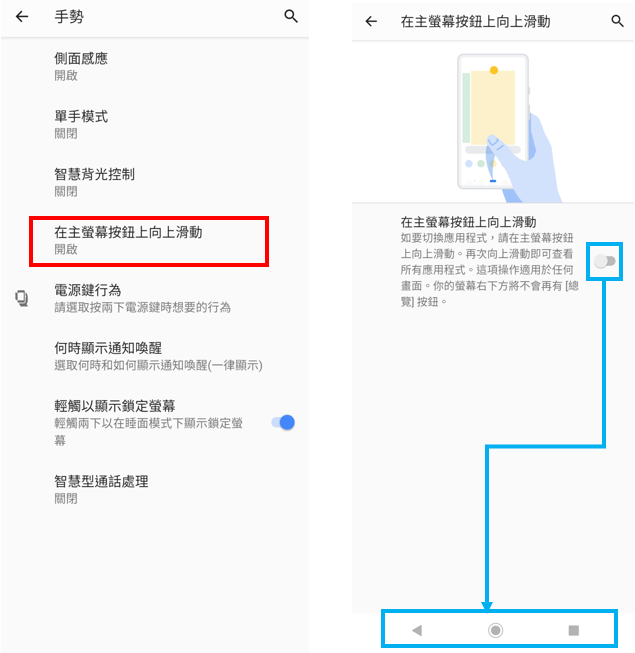 教學5 主畫面向上滑動