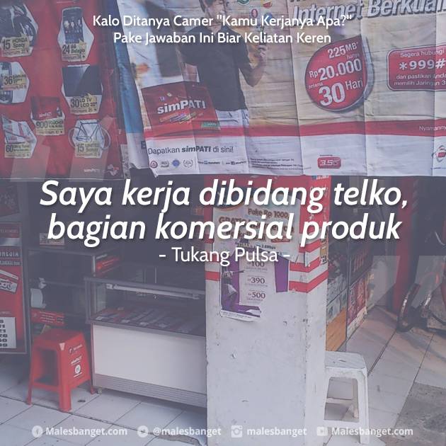 Biar Keliatan Keren di Depan Camer, Pake Jawaban Ini Kalo Kamu Ditanya 'Kerjanya Apa?'