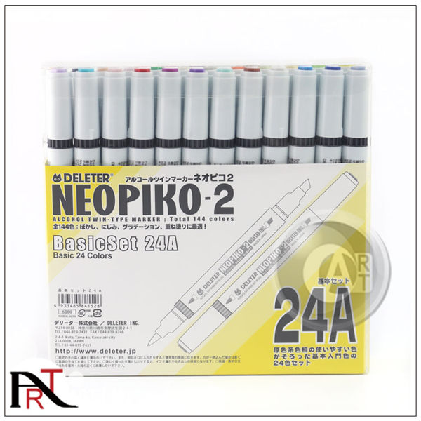 『ART小舖』日本DELETER【NEOPIKO-2】二代酒精麥克筆組24色A 盒装DE-21