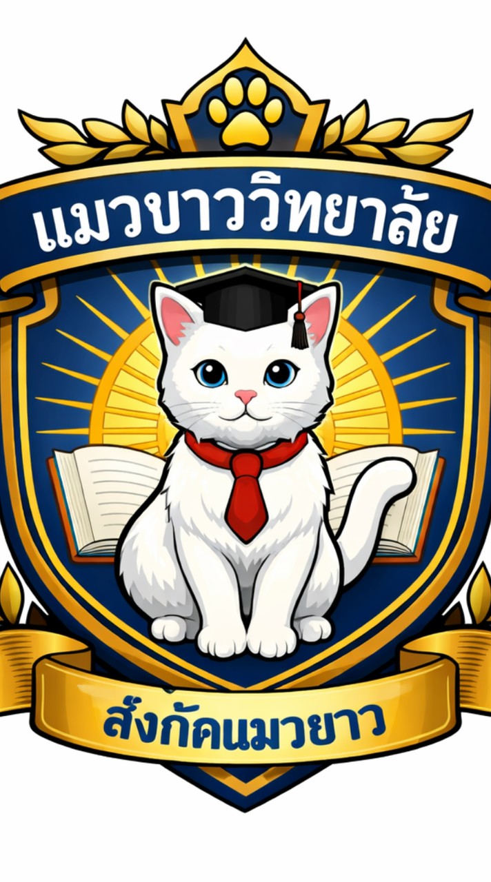 โรงเรียนแมวขาววิทยาลัย สังกัดแมวขาว🏅🐈