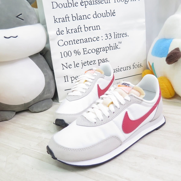 NIKE W WAFFLE TRAINER 2 女款 休閒鞋 復古鞋 DA8291003 白紅【iSport愛運動】