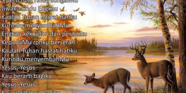Lirik Dan Chord Lagu Rohani Seperti Rusa Rindu Sungaimu Kompas Com Line Today