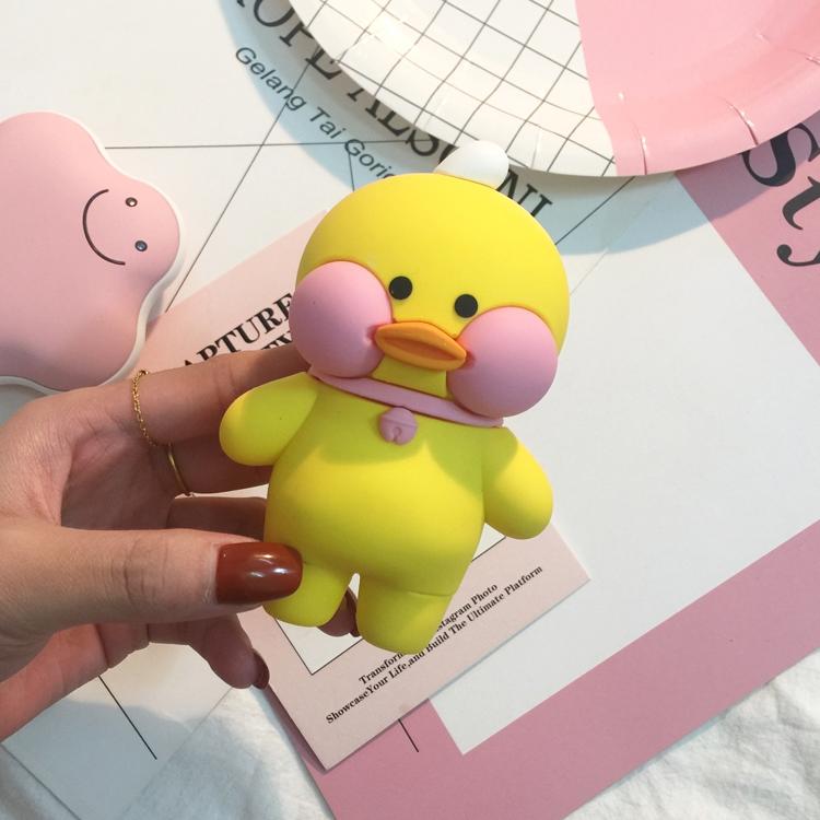 行動電源-韓國網紅超萌玻尿酸鴨充電寶可愛少女款應急通用