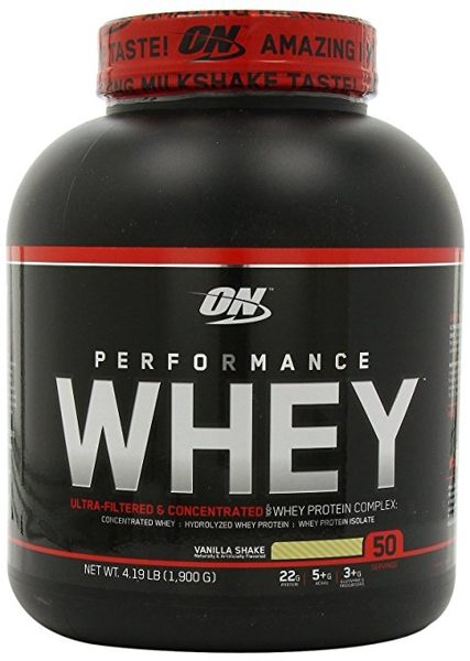 Optimum Nutrition PERFORMANCE 乳清蛋白4.19磅(香草)(健身 高蛋白) 公司貨