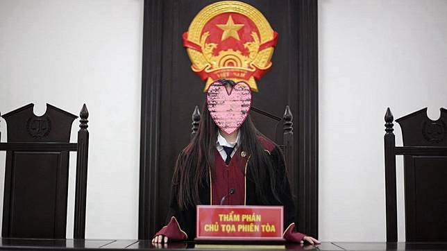 超正法官引發網友暴動。圖／翻攝自Lê Thị Mỹ Nhi臉書