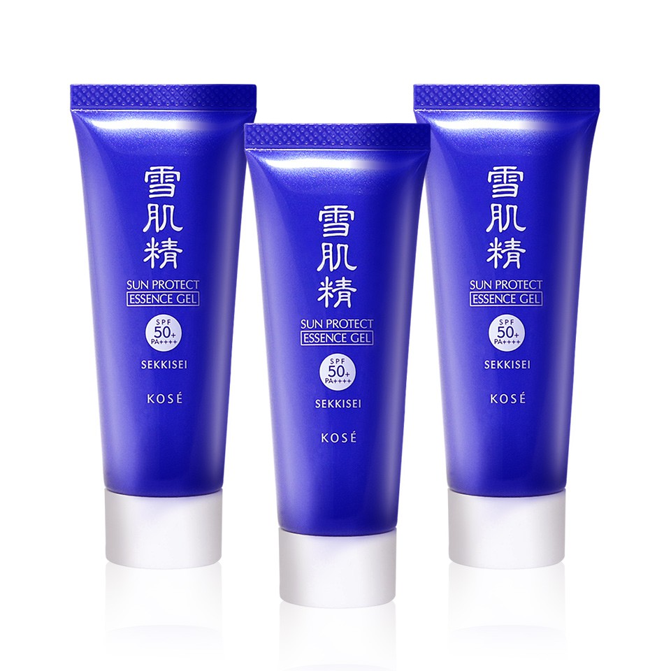 KOSE 高絲 雪肌精極效輕透防曬凝膠 SPF50+/PA++++ 25g x3