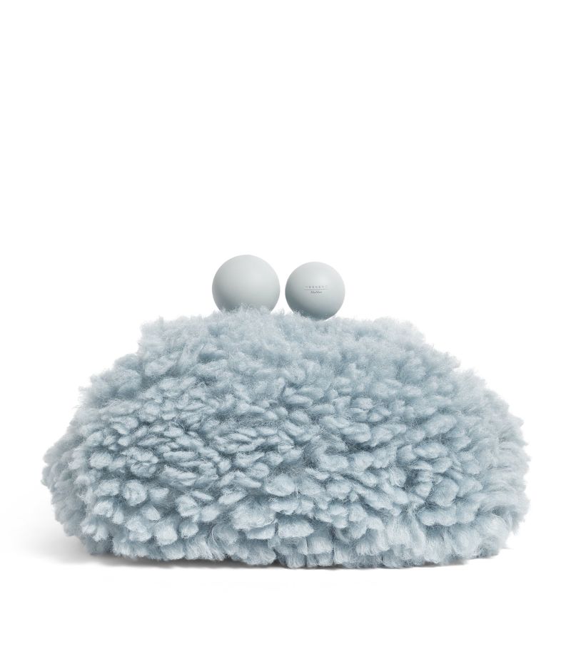 Weekend Max Mara Medium Faux Fur Pasticcino Clutch Bag