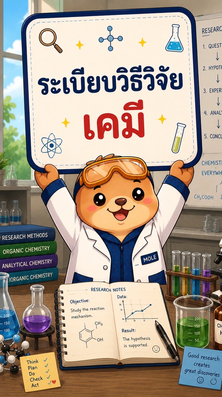 ระเบียบวิธีวิจัย 1/69-แจ้งอุปกรณ์สูญหาย แตก/ชำรุด สาขาเคมี