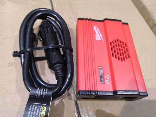 【麗室衛浴】車露好夥伴 Milwaukee 美沃奇汽車電源轉換器150W 12V轉110V DC轉AC