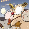庭猫もるさんのスタンプで遊ぼ