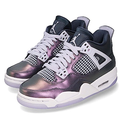 品牌: NIKE型號: BQ9043-400AJ 4 Retro GS經典 喬丹 AJ4 運動質感 球鞋 大童 藍紫 白