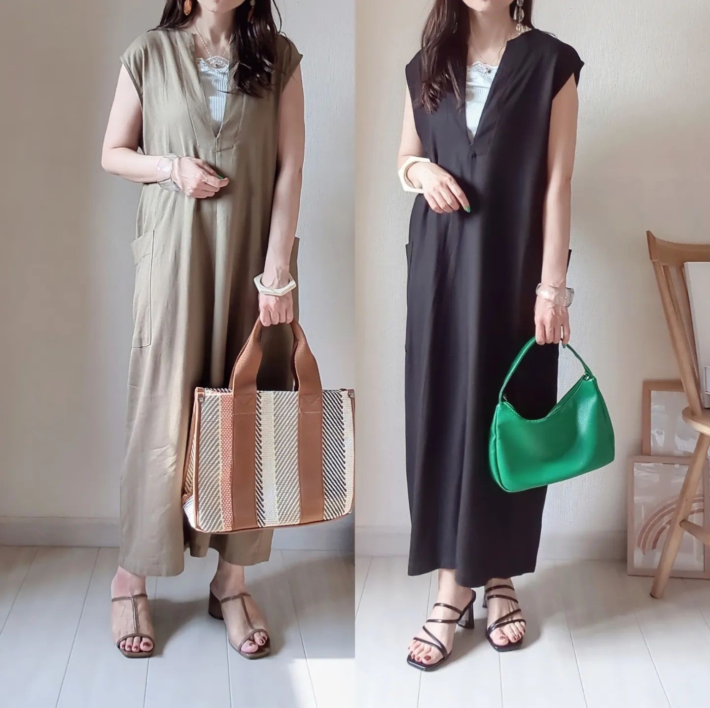 双子コーデしてもオシャレ しまむら の ジャンスカ キャミワンピ まとめ コーデスナップニュース