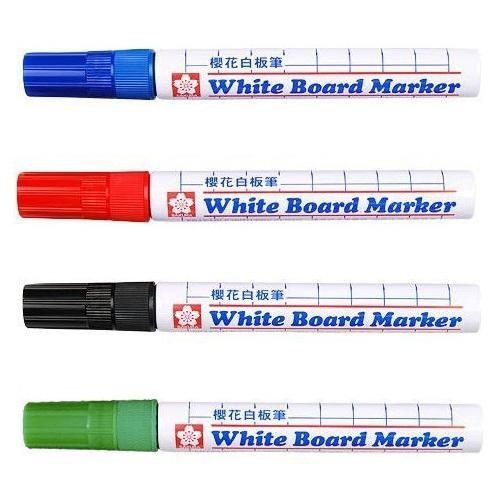 書寫順暢、字跡鮮明，易擦拭 使用方法:使用乾布或板擦 主要成分:有機酮及酯類溶劑 注意事項:應於通風良好處使用，勿至於高溫或近火旁 製造地:日本 STA-XLWBK-B 櫻花SAKURA白板筆-黑 S