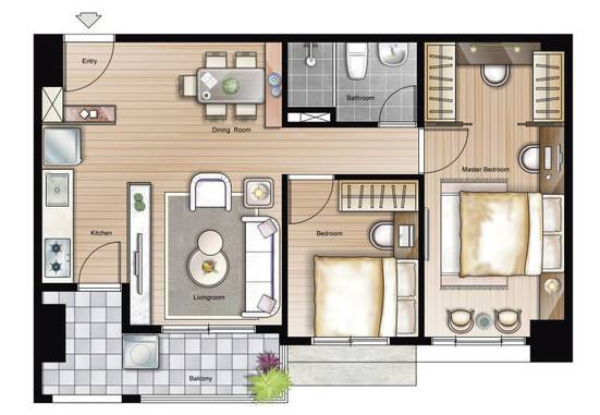 實例 看4張建商預售屋平面圖 破解坪 小三房 根本很難住的真相 商周財富網 Line Today