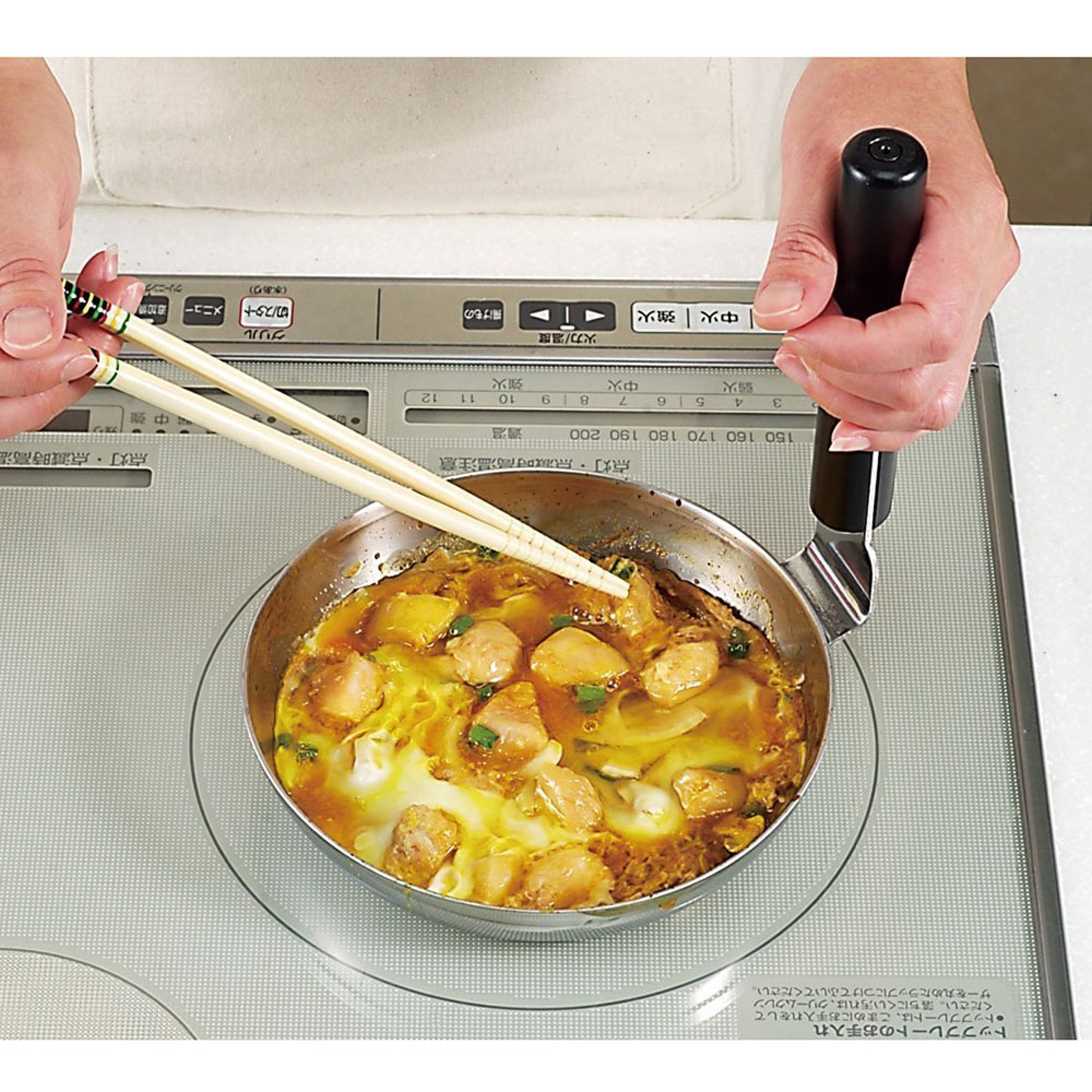日本品牌【Arnest】ステンレス親子鍋 Don!!在家也可以做出日式的親子丼,除了親子丼之外各種丼飯也適用