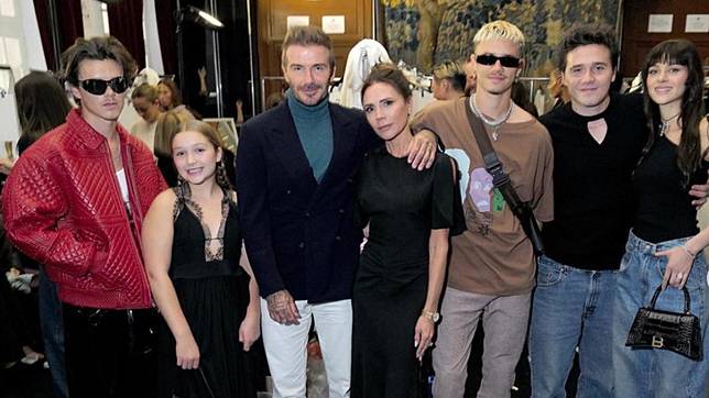 貝克漢一家一直都是媒體關注焦點。（圖／翻攝自Victoria Beckham IG）