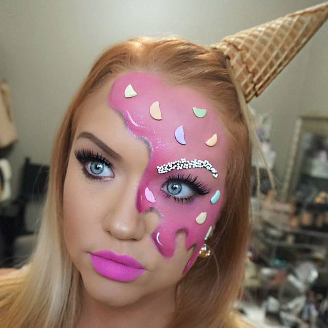 Wow, Begini Lho Ternyata Makeup Look Ice Cream yang Hits di Instagram! 