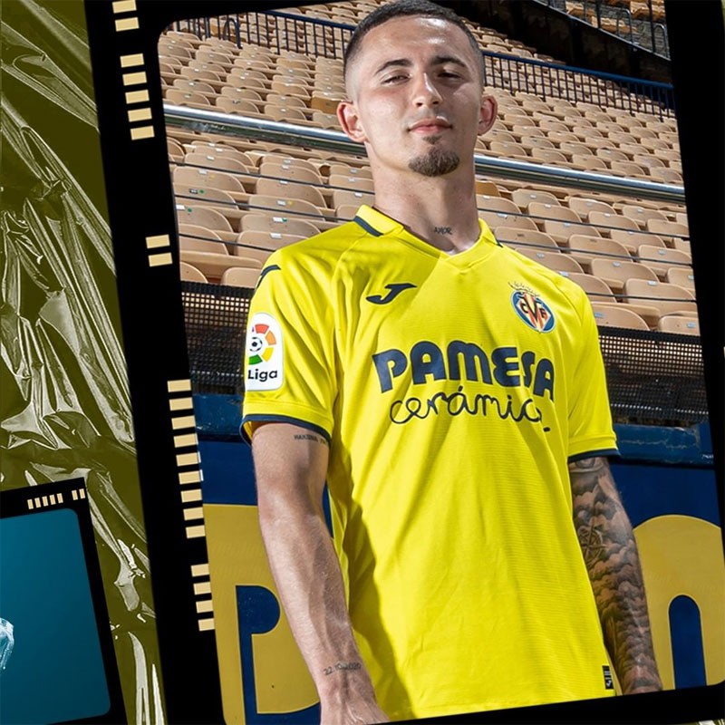Villarreal Joma ビジャレアル　ユニフォーム美品 Joma Villarreal LV CHAMPIONSHIP VII Training Jersey - Yellow