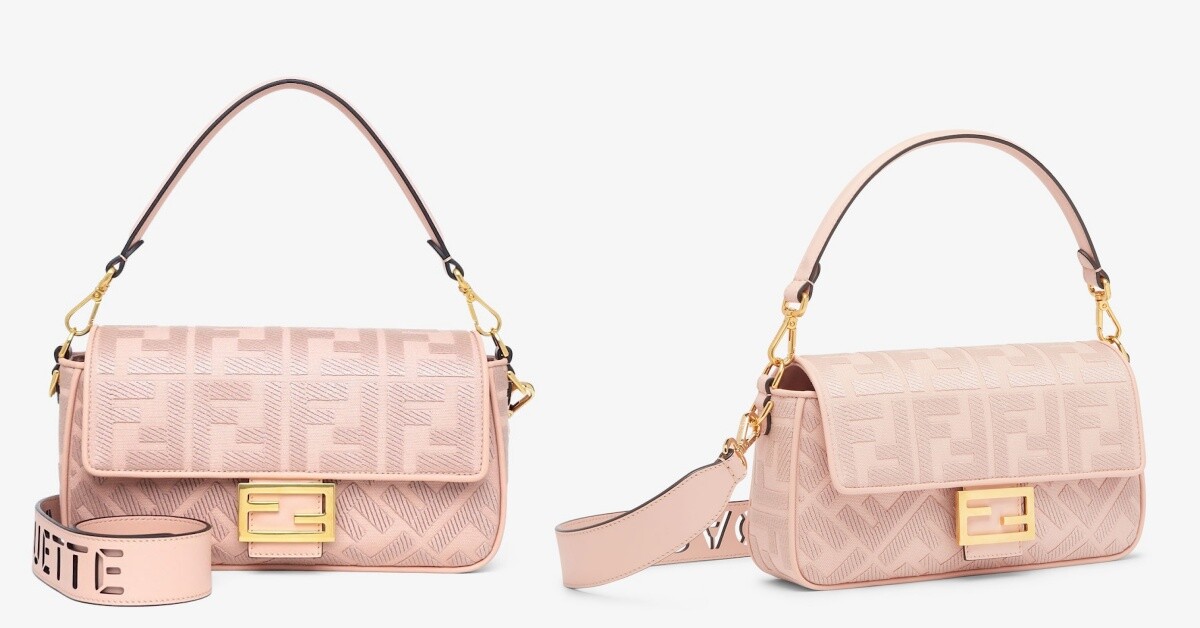 櫻花粉精品包推薦3:Fendi Baguette NT$106,000