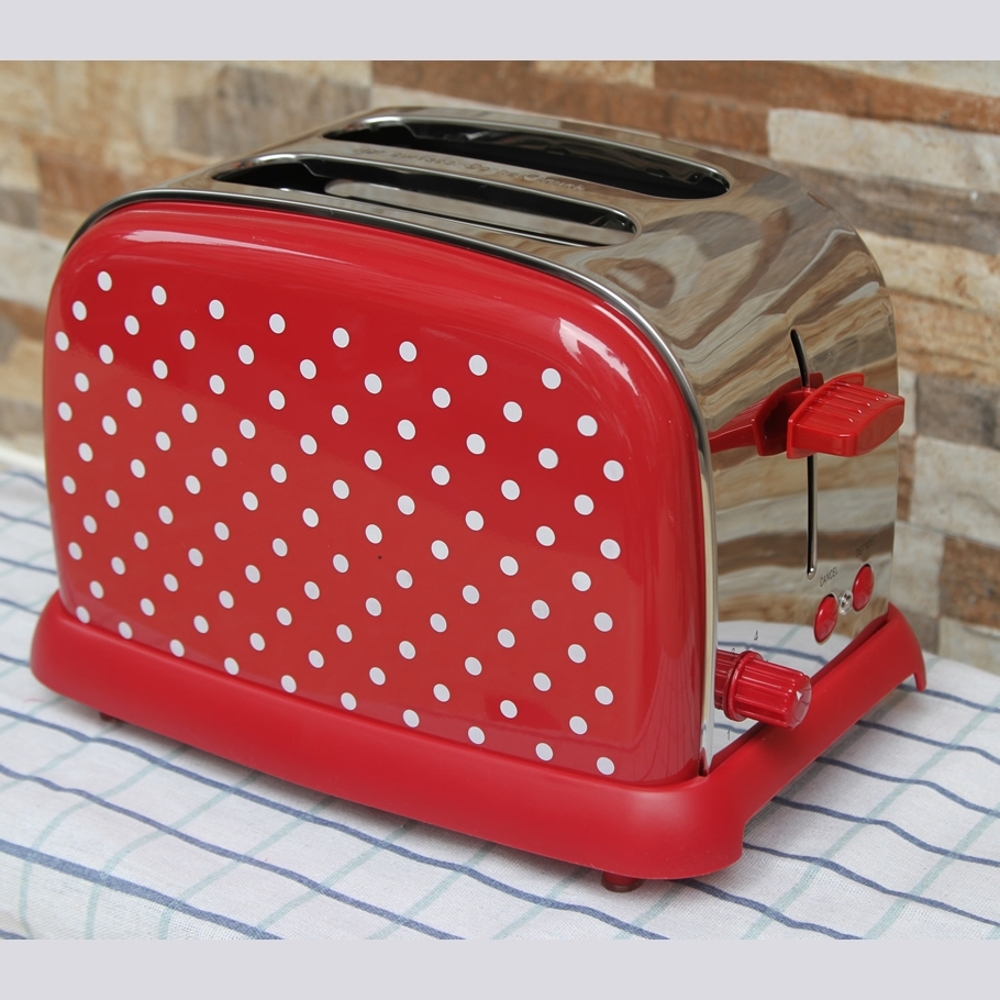 英國Balee多士爐 英倫復古家用不鏽鋼全自動吐司機 烤麵包早餐2片WD 電購3C