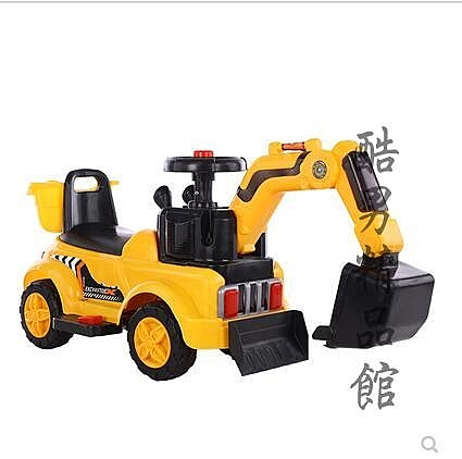 兒童電動挖掘機遙控挖土機可坐可騎超大號充電男孩勾機玩具工程車