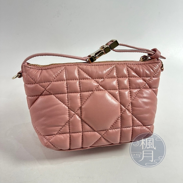BRAND楓月 Christian Dior 迪奧 粉紅NOMAD 微型款 手提包 精品女包 時尚流行