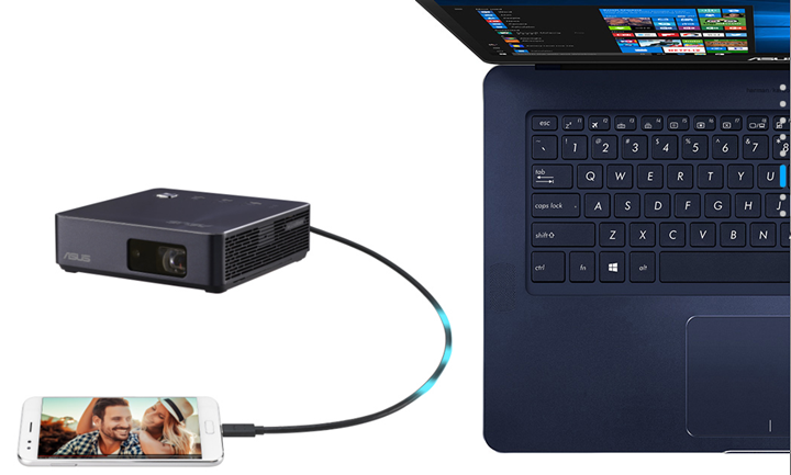 小空間也能領略大視界！華碩推出最新 LED 無線投影機 ZenBeam S2，影音娛樂與商務簡報隨行