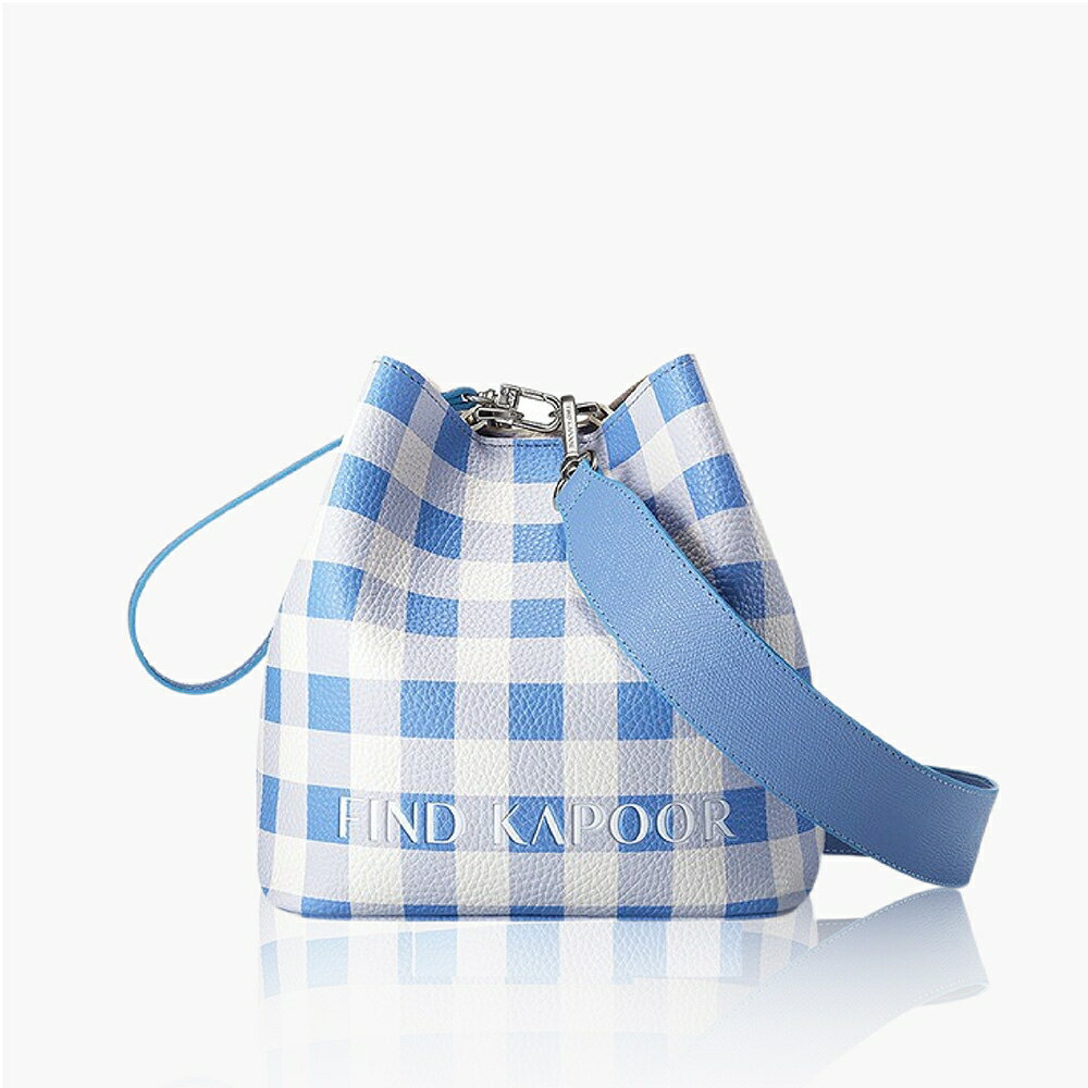 FIND KAPOOR PINGO 20 格紋系列 手提斜背水桶包- FBPG20COABL