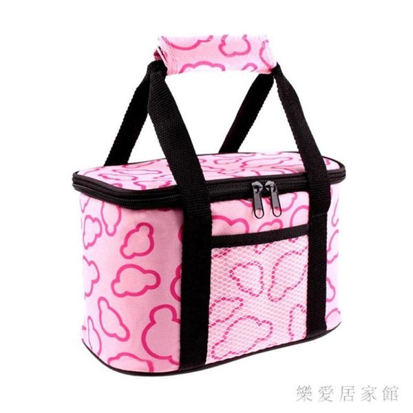 車載便攜戶冷藏食品蛋糕冰袋箱子便當冰包保鮮保溫包 QG30110『樂愛居家館』