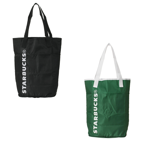 日本星巴克—TO GO可收納環保袋打開外觀