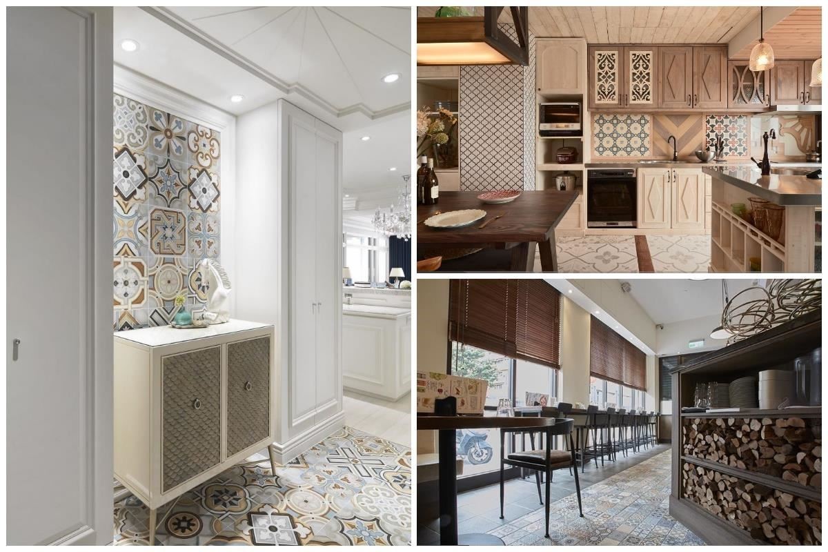 花磚一直是歷久彌新經常使用的居家設計材質，相信很多