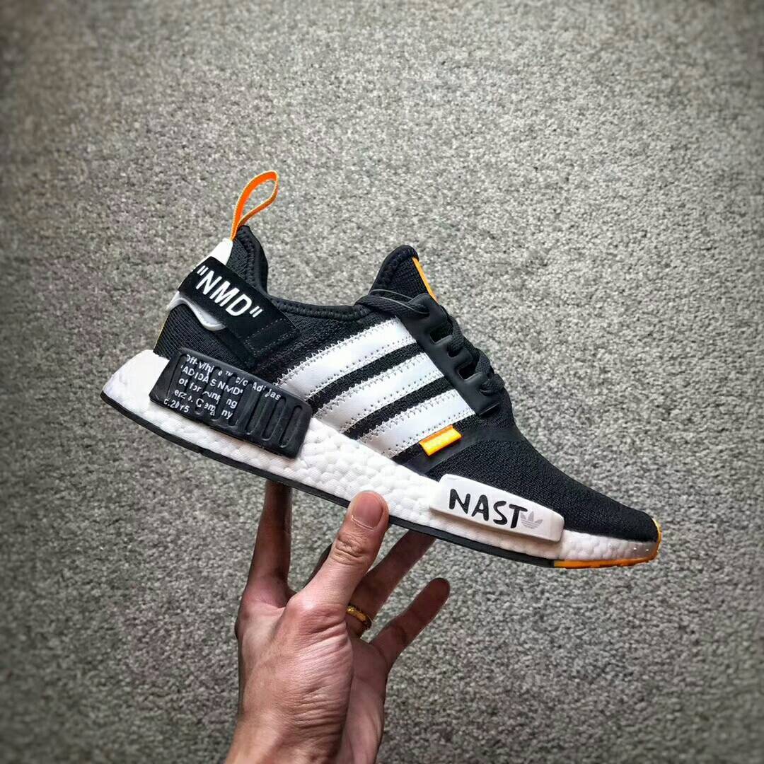 OFF-WHITE X Adidas NMD R1 NMD情懷藍本 男款