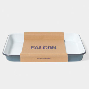 Falcon 獵鷹琺瑯 琺瑯托盤 灰藍